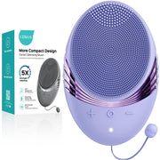 COSLUS FBS01 front view showing compact purple design and travel-ready benefit