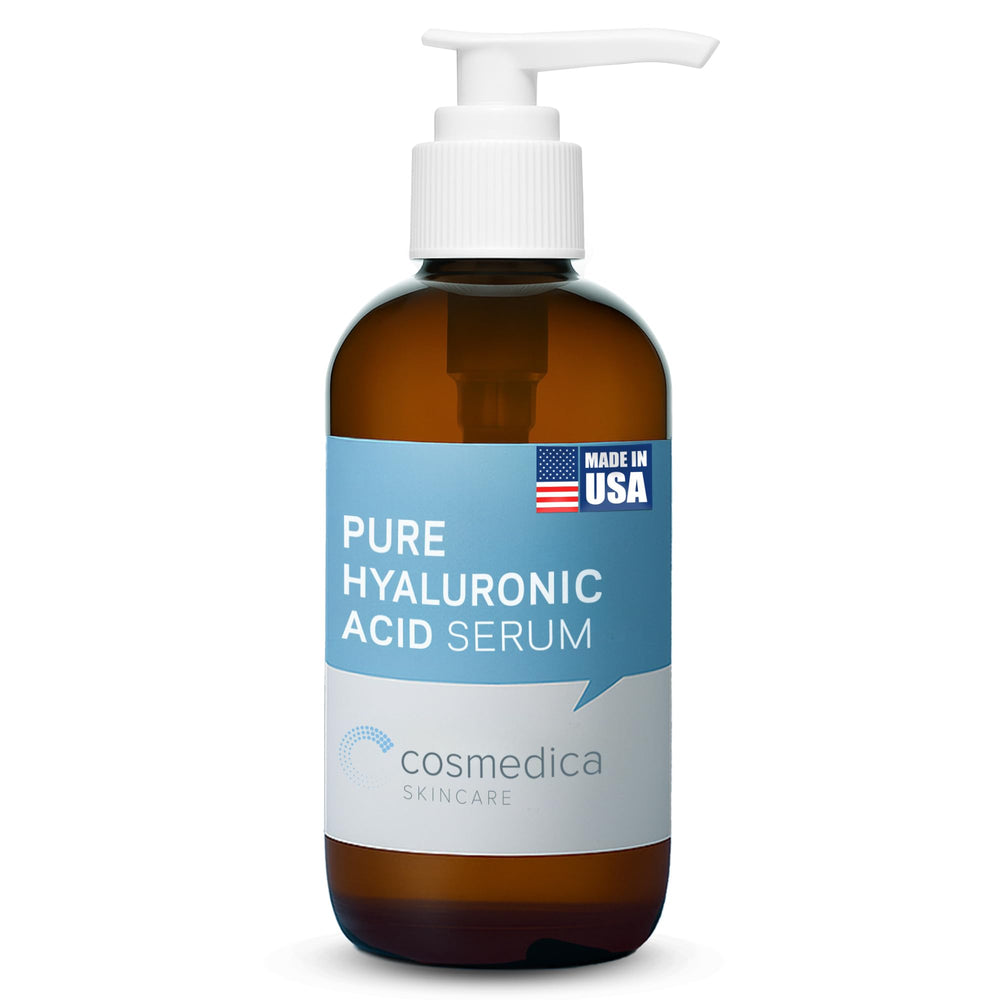 Cosmedica front label showing product name and clean packaging benefit