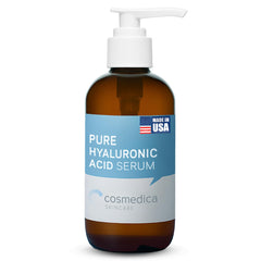 Cosmedica front label showing product name and clean packaging benefit
