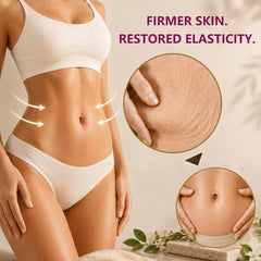 Cosmody OVOFEM applied in massage demonstrating even coverage and contour support