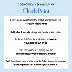 COSNORI perm and setting solution vials close-up for easy dosing