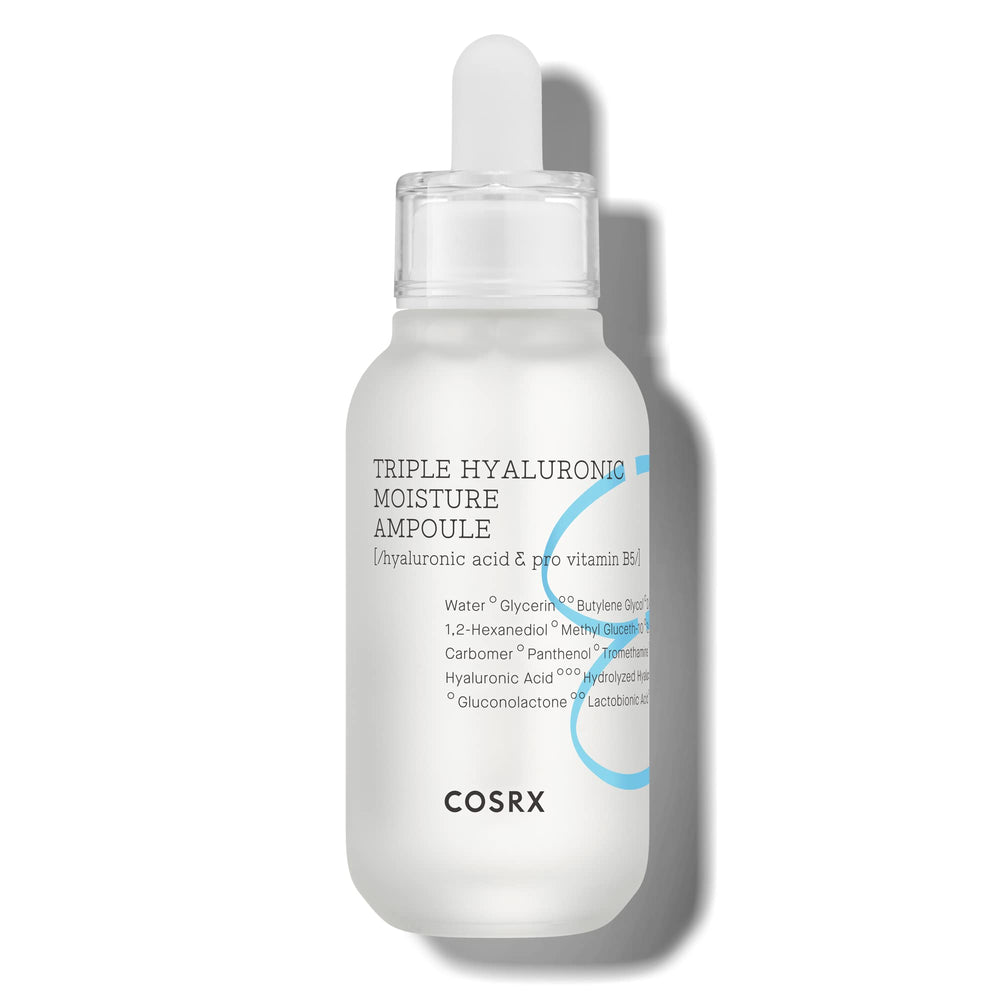 COSRX front bottle shot showing clean ampoule packaging and hydration benefit