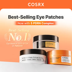 COSRX serum texture spread on skin showing rich hydration and absorbency