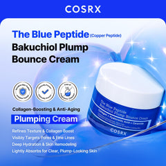 COSRX close-up of cream texture on fingertip, shows lightweight hydration benefit
