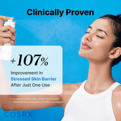 COSRX label focusing on ceramides and barrier ingredients for hydration
