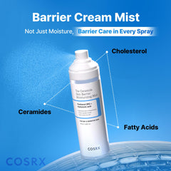COSRX milky mist droplet on hand illustrating lightweight texture benefit