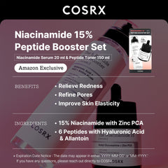 COSRX niacinamide serum bottle front view highlighting pore-refining benefit