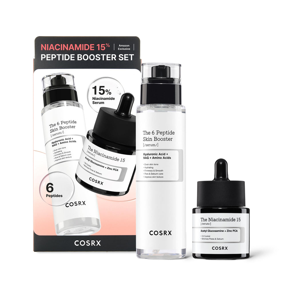COSRX peptide booster front packaging showing clean design and hydration benefit