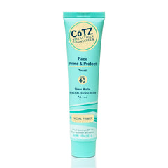 CoTZ front packaging showing SPF 40 and tinted primer benefits