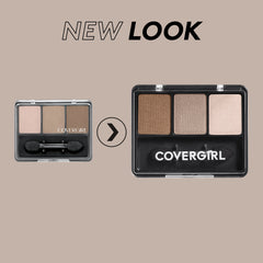 COVERGIRL close-up of powder pans highlighting texture for smooth blending benefit