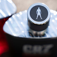 CRISTIANO RONALDO spray mist in motion demonstrating strong projection