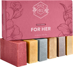 Crate 61 Organics soap in bathroom scene highlighting gentle hydration