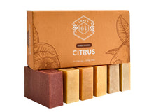 Crate 61 Organics single bar close-up displaying natural texture and gentle moisturizing benefit
