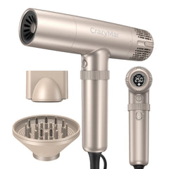 CrazyMar front view showing sleek dryer body and port, highlights fast drying benefit