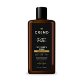 Cremo front packaging showing bottle and scent name for confident grooming