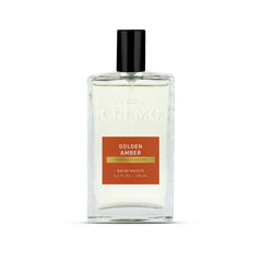 Cremo Golden Amber front view showing bottle and label for confident daily scent