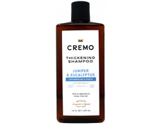 Cremo shampoo foam texture closeup showing thickening lather for fuller-looking hair