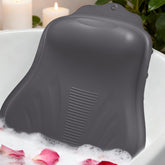 Cryoka front view of dark gray pillow showing clean design and easy placement benefit