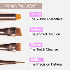 CURACORO Amber angled applicator detail showing even solution placement control