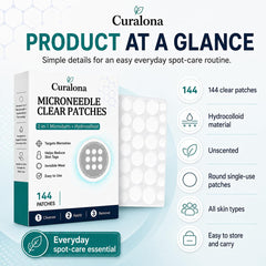 Curalona microdart center close-up highlighting targeted contact benefit