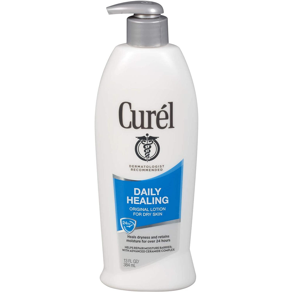 Curel bottle front pack of 2 shows product and brand for easy identification and value