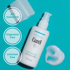 Curel cap and dispenser detail enabling controlled application benefit