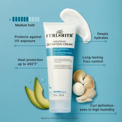 CURLSMITH close-up of cream texture highlighting smooth hydration