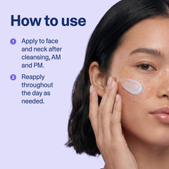 Curology moisturizer next to sunscreen showing daytime layering benefit