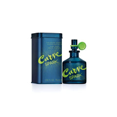 Curve Spark side label detail highlighting ingredients and branding benefit
