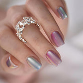 CurvLife front packaging showing opal white nails and kit contents for easy selection