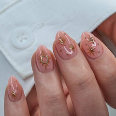 CurvLife close-up of glossy Mystic Dawn nail finish displaying salon-quality shine