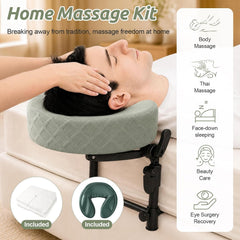 Cxgros close-up of memory foam face pillow demonstrating pressure relief
