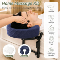 Cxgros memory foam face pillow close-up illustrating contour and pressure relief for face