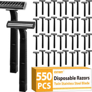 CXYARY front packaging showing 550 disposable razors and bulk value