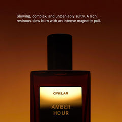 CYKLAR amber hour oil texture close-up highlighting smooth, long-lasting feel