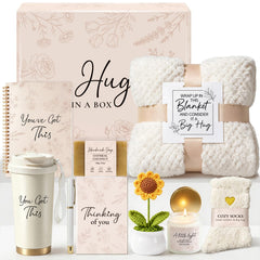 CYTEULIO floral box front view showing ready-to-gift presentation and comforting contents