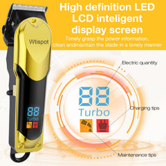Dabetechts stainless steel blade detail delivering smooth cutting and reduced hair tugging