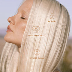 DAE concentrated violet pigment closeup for toning effect