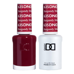 DAISY DND front bottle view showing deep burgundy shade and benefit of rich color