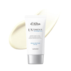 d'alba Piedmont front packaging showing SPF 50+ and compact size benefit