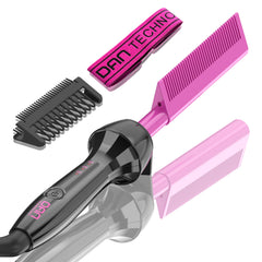 DAN Technology hot comb front view showing sleek design and quick styling benefit