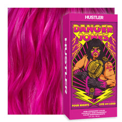Danger Jones front packaging showing Hustler Pink and vibrant color payoff