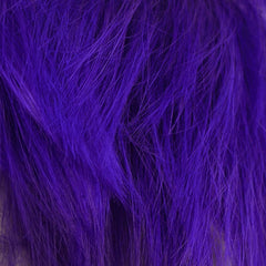 Danger Jones model with Libertine Violet hair showing vibrant color and conditioned shine