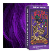 Danger Jones Masquerade purple front packaging shows bold branding and color benefits