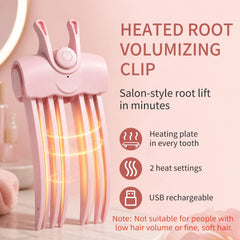 Daoeay close-up of comb teeth heating plates delivering targeted root lift and balanced warmth
