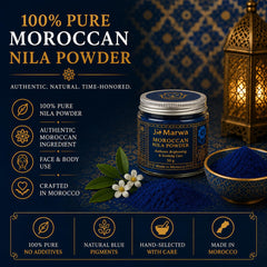 Dar Marwa mixing bowl with powder blended into creamy mask for easy use