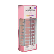 Dashing Diva front packaging showing kit benefits and nude shade