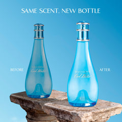 Davidoff Cool Water melon note close-up emphasizing fresh fruit top note and bright lift