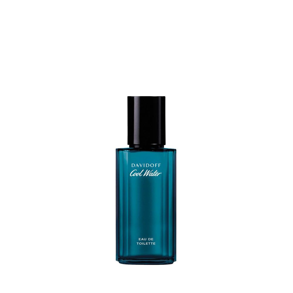 Davidoff Cool Water front bottle view showing sleek design and fresh look
