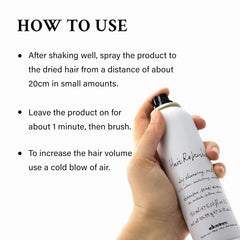 Davines root texture detail illustrating oil absorption benefit